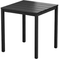 Etax Square 80cm Dining Table - Black