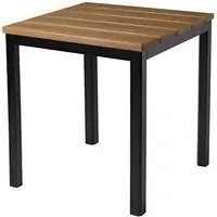 Etax Square Dining Table - Aged Golden Oak