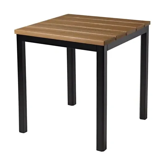 Etax Square Dining Table - Aged Golden Oak