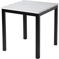 Etax Square Dining Table - Whitewash