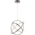 Eternity LED Triple Loop Pendant Light - Matt Nickel