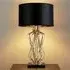 Ethan Table Lamp - Black, Marble