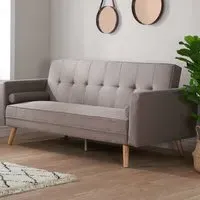 Ethane Sofa Bed - Grey, Fabric