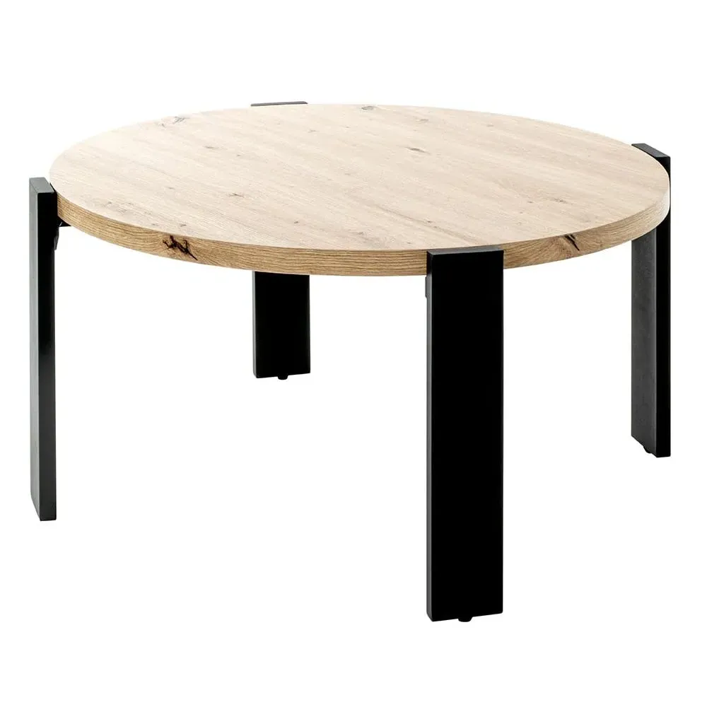 Eufaula Coffee Table with Frame - Black, Oak image