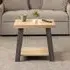 Eureka Side Table - Grey, Sonoma Wood