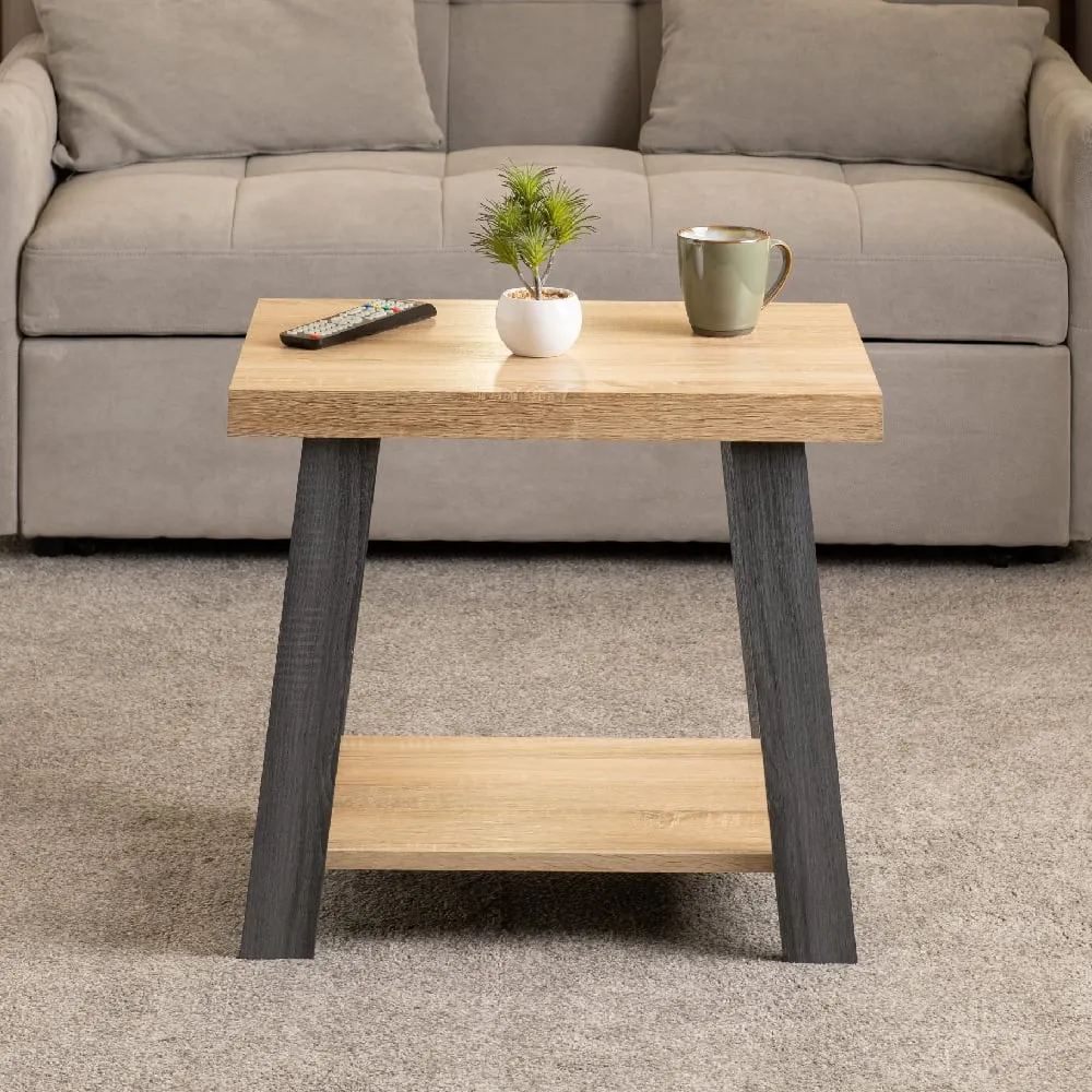 Eureka Side Table - Grey, Sonoma Wood image