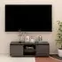 Eurus TV Stand with 2 Doors - Grey, Pinewood