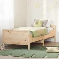 Eustis Extendable Kids Bed Frame - Natural, Pine
