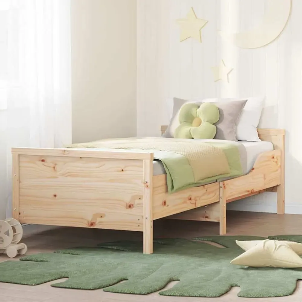 Eustis Extendable Kids Bed Frame - Natural, Pine