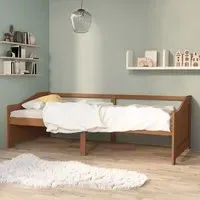 Evania Single Day Bed - Brown, Pine Wood