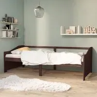 Evania Single Day Bed - Brown, Pine Wood