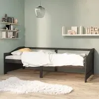 Evania Single Day Bed - Grey, Pine Wood
