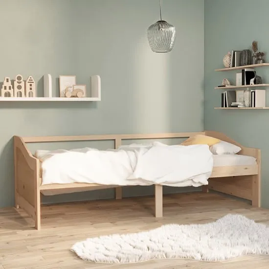 Evania Single Day Bed - Natural, Pine Wood