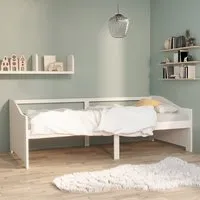 Evania Single Day Bed - White, Pine Wood