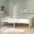 Evania Single Day Bed - White, Pine Wood