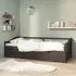 Evania Single Day Bed with Drawers - Dark Grey, Pine Wood