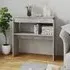 Everill Console Table with Undershelf - Concrete Effect