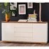 Everly Sideboard with 2 Doors - White, Oak