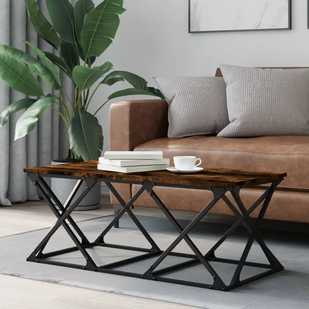 Exeter Rectangular Coffee Table - Smoked Oak image