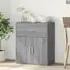 Exeter Sideboard with 2 Doors 1 Drawer - Grey, Engineered Wood