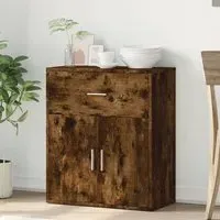 Exeter Sideboard with 2 Doors 1 Drawer - Smoked Oak
