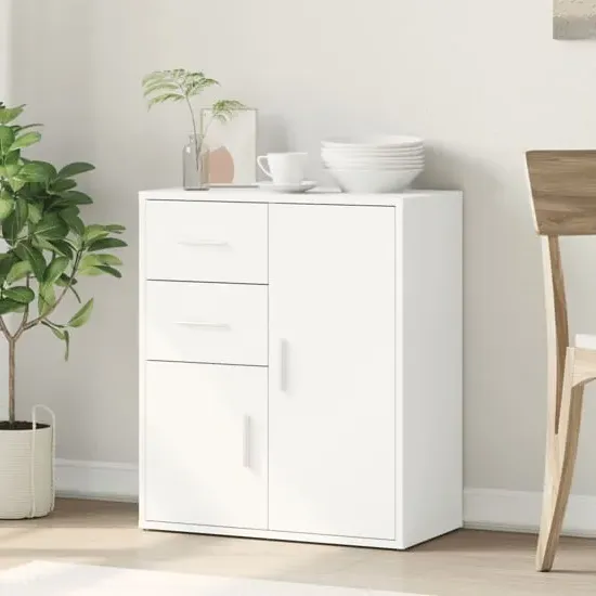 Exeter Sideboard with 2 Doors 2 Drawers - White