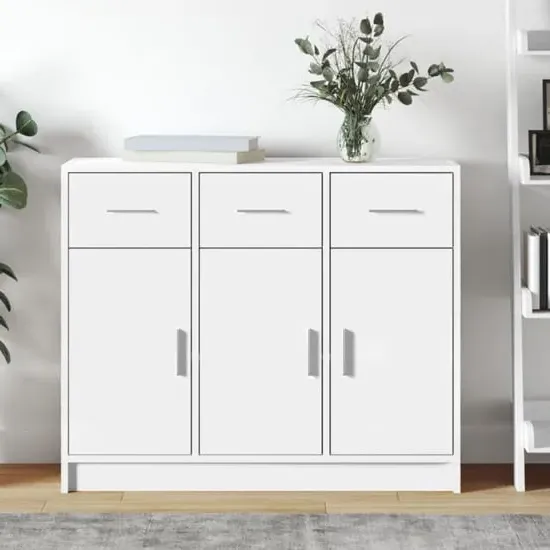 Exeter Sideboard with 3 Doors 3 Drawers - White