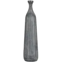 Exeter Small Bottle Vase - Antique Grey, Aluminium
