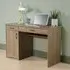 Exeter Wooden Laptop Desk with Door - Summer Oak