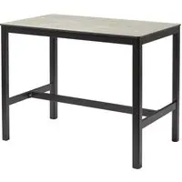 Extro 120cm Bar Table - Cement Textured