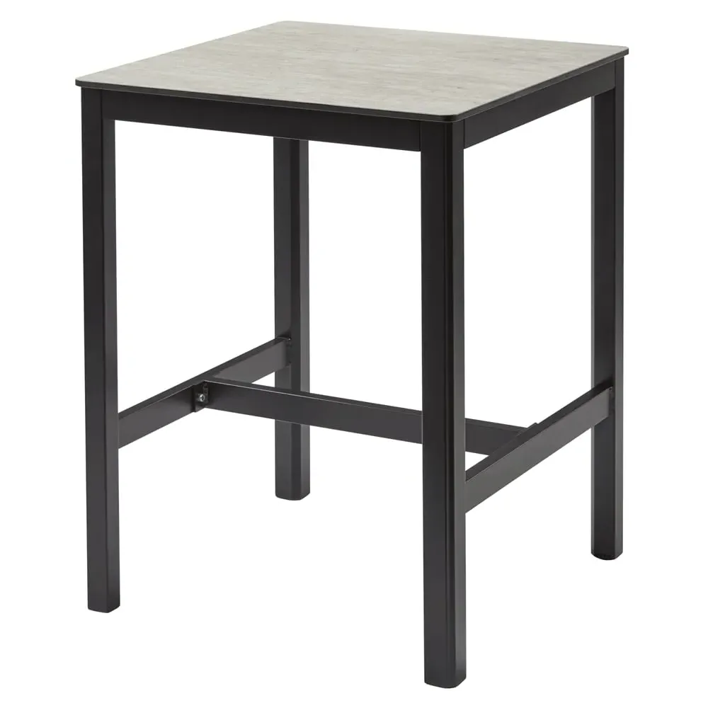Extro 80cm Bar Table - Cement Textured
