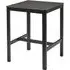 Extro 80cm Dining Table - Black