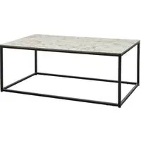 Extro Rectangular Coffee Table - White Carrara Marble