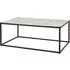 Extro Rectangular Coffee Table - White Carrara Marble