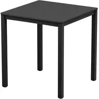 Extro Square Dining Table - Black