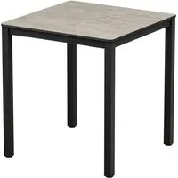 Extro Square Dining Table - Textured Cement