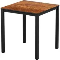 Extro Square Dining Table - Textured Copper