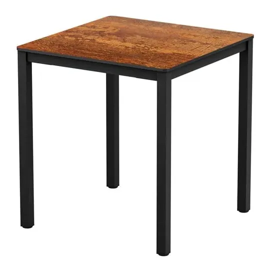 Extro Square Dining Table - Textured Copper