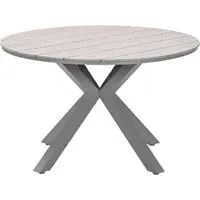 Ezra Round Garden Dining Table - Taupe, Vironwood