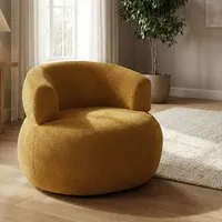 Ezrion Accent Chair - Mustard, Fabric alternate view