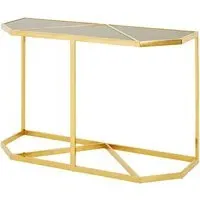 Fafnir Console Table - Black, Glass