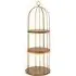 Fafnir Small Cage Design Bookshelf - Rose Gold
