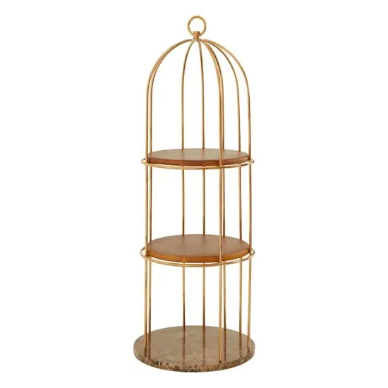 Fafnir Small Cage Design Bookshelf - Rose Gold image