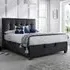 Fairfax Double Ottoman Bed with Storage - Pendle Slate, Fabric