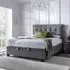 Fairfax King Size Ottoman Bed with Storage - Marbella Grey, Fabric