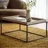 Fairmont Coffee Table with Metal Frame - Grey