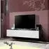 Fallon Rectangular TV Stand with Storage - White, High Gloss