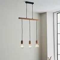 Fallon Sven 3-Light Linear Ceiling Pendant - Natural