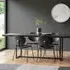 Fardon Rectangular Dining Table - Black, Oak