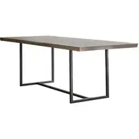 Fardon Rectangular Dining Table - Grey, Oak